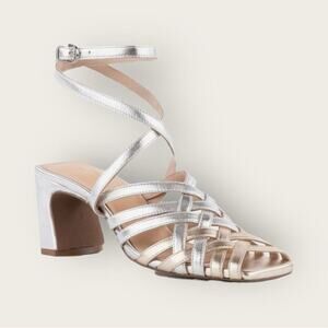 NWD | Seychelles | Charter Sandals | Silver/Gold | Size 6